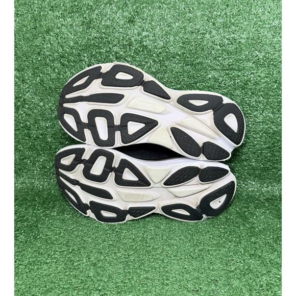 Hoka One One Bondi 8 Women Size 9.5 Black White Athletic Running Shoes Sneakers - Picture 11 of 11